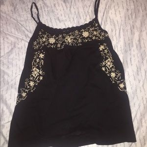 Black and white tank top